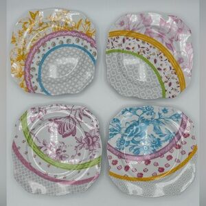 Rosanna Cadogan Gardens Spring Floral Salad Desert 8” Plates